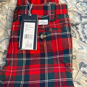 Vineyard Vines boys size 5 Tartan pants NWT